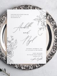 The Annabelle Wedding Invitation Suite - simple and beautiful