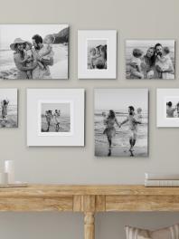 Timeless Black and White Gallery Wall