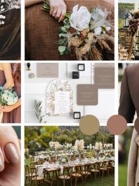 Mocha Mousse Wedding Inspiration