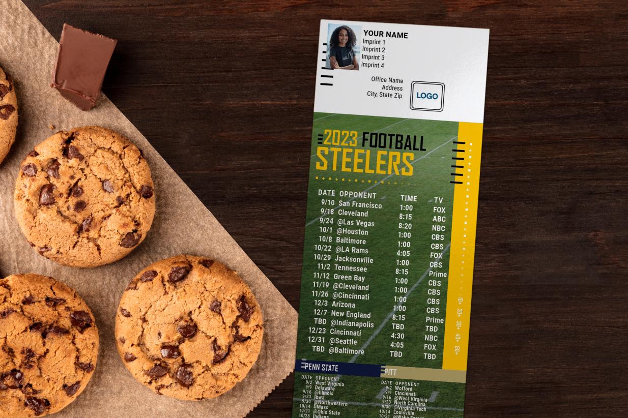 Open House Giveaways: Cookies and Football Schedules