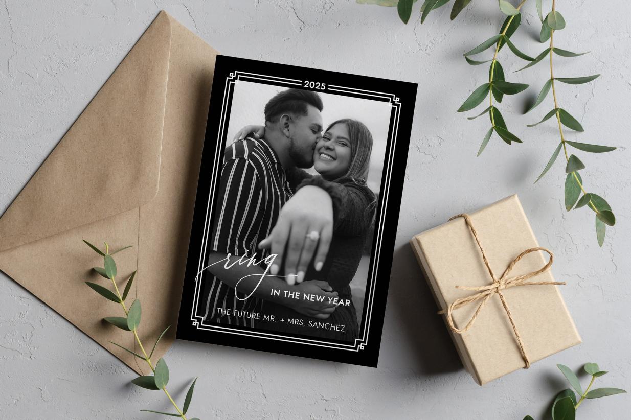 Special Christmas with Engagement Announcements