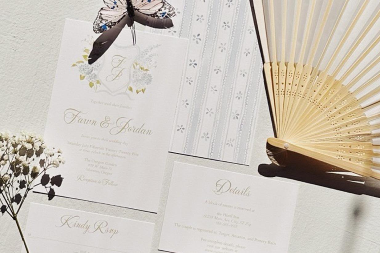 Southern Belle Wedding Invitation Suite