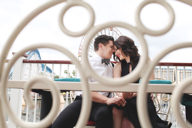Cute Disneyland Engagement session by Scot Woodman Photography