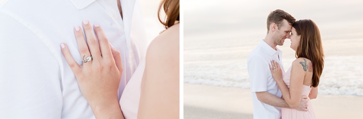 Perfectly Relaxed Sand Key Beach Engagement Session