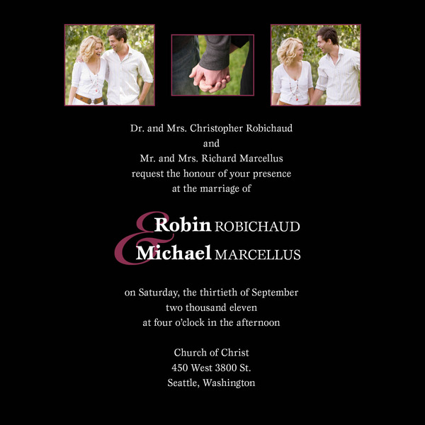 Slide Show photo wedding invitation invv-11849