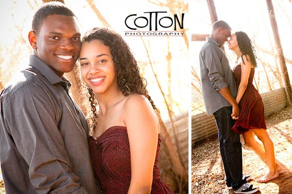 rustic chic engagement session