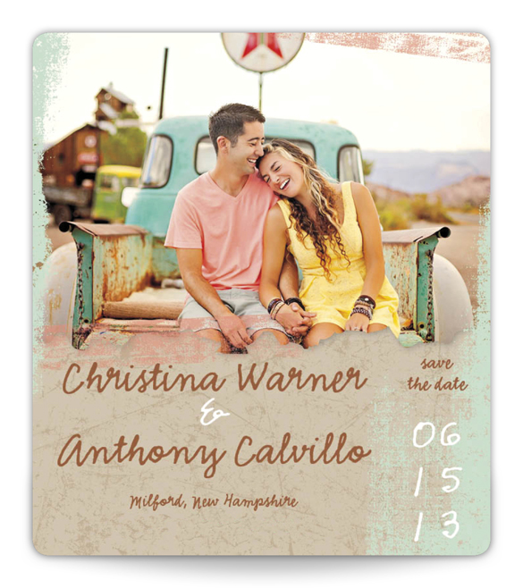 Photo Save the Date Magnet