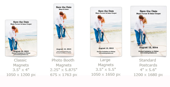 pixels for print resolution for save the dates