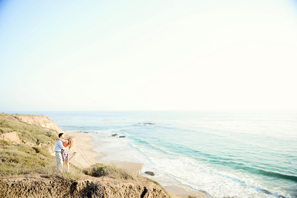Crystal Cove beach engagement pictures