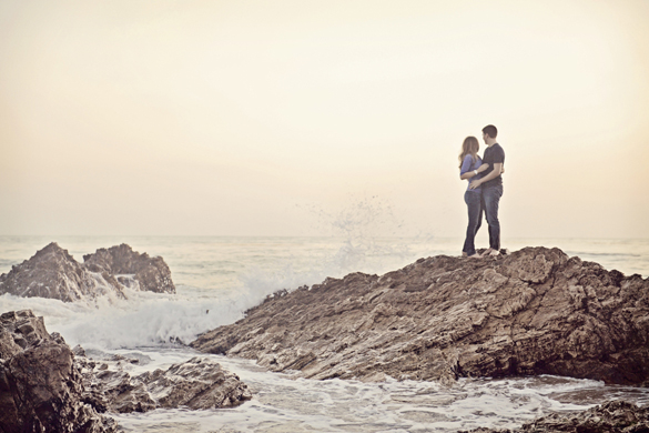 Crystal Cove engagement pictures