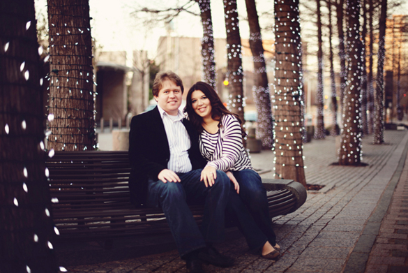 Dallas nighttime engagement session-by Bethany Erin Photography
