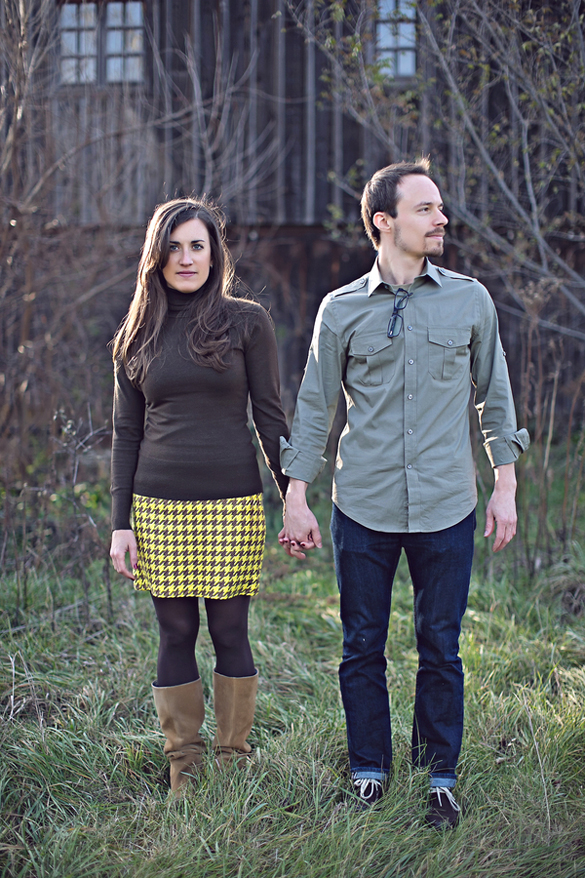 "MoonRise Kingdom" movie themed engagement photos