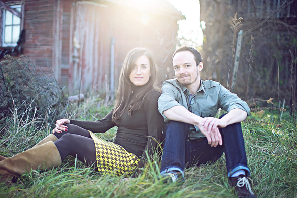 movie-themed engagement photos 