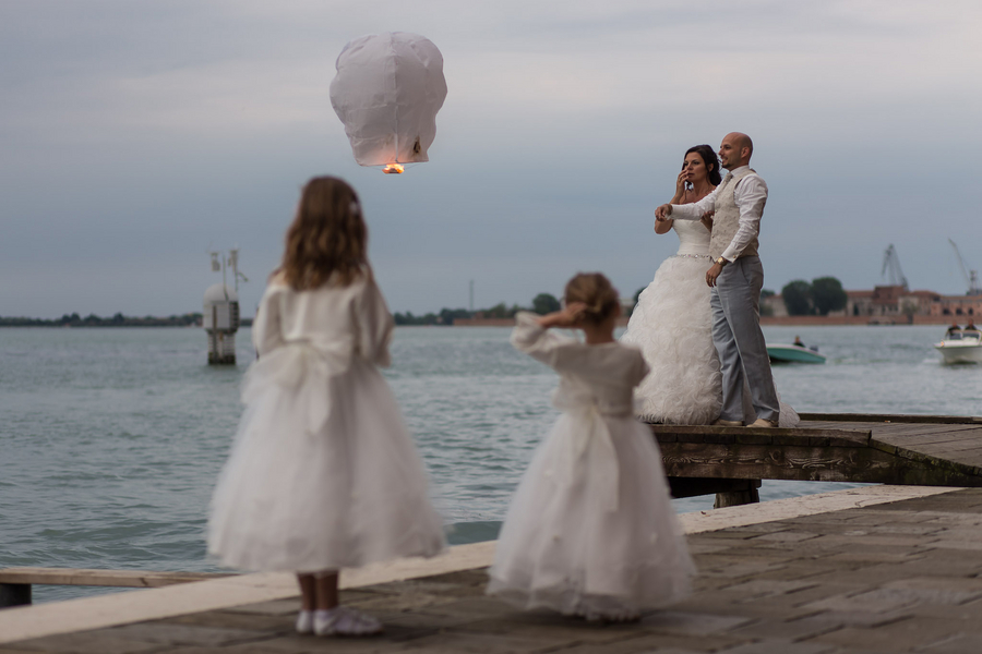 Wedding lantern in Venice, Italy