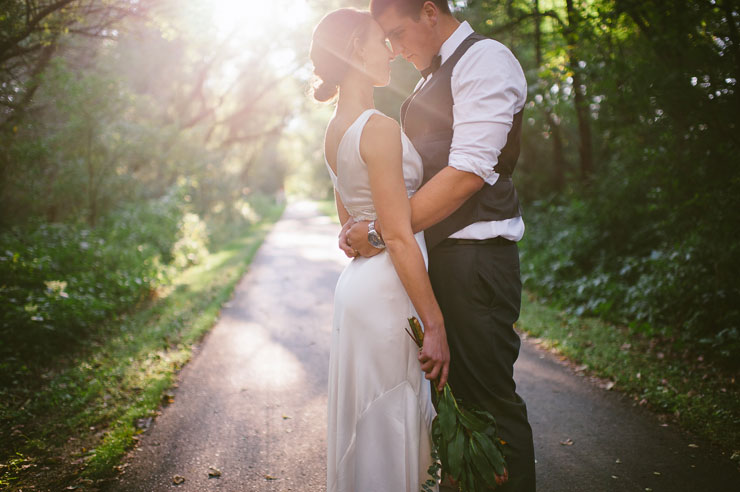 Beautiful elegant rustic wedding photo