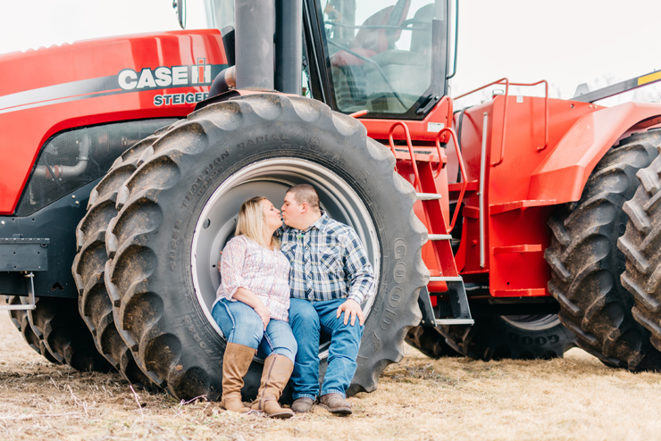 Cozy Country Engagement Pictures