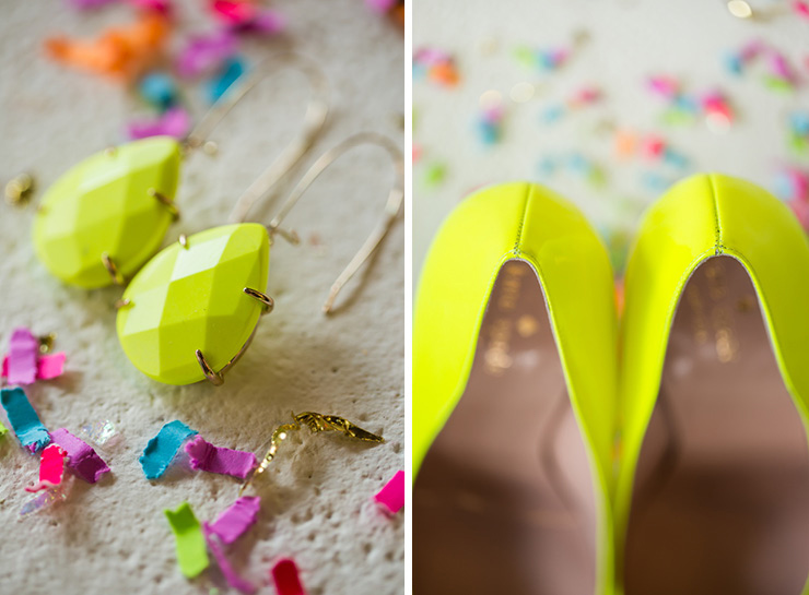 Styled Shoot With Modern Neon Wedding Colors
