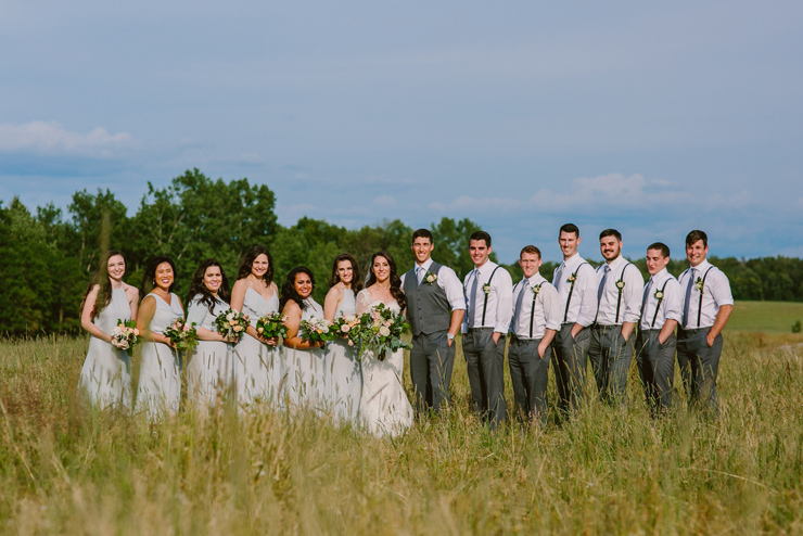 Rustic Chic Farm Wedding With Delightful Pops of Color
