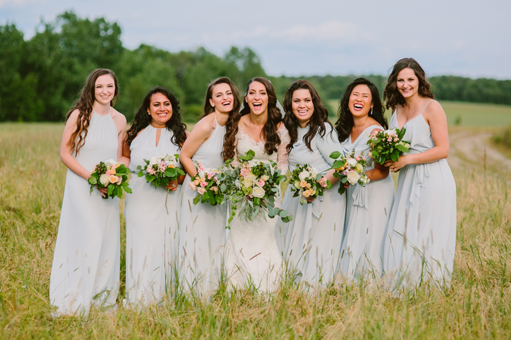 Rustic Chic Farm Wedding With Delightful Pops of Color