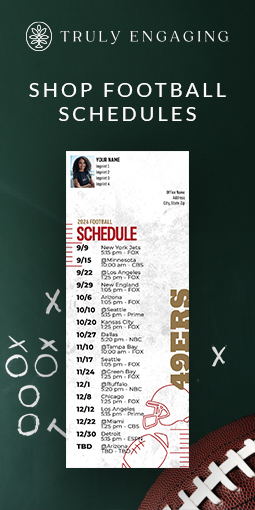 Football Schedule Magnets