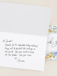 Writing Heartfelt Baby Shower Thank You Cards