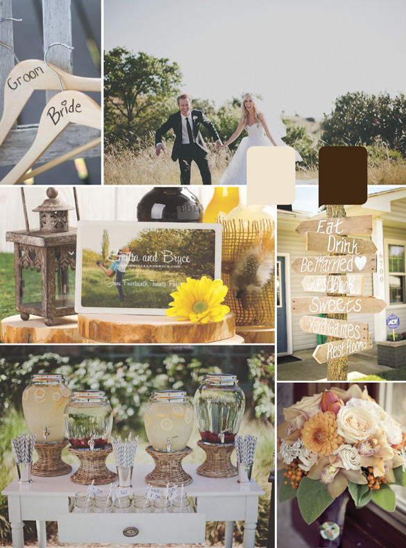 Rustic wedding ideas | Rustic Save the Date