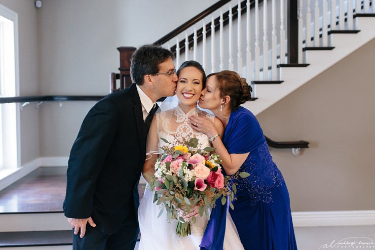 Sweet Wedding With A Gorgeous Bride In Her Mother's Wedding Dress