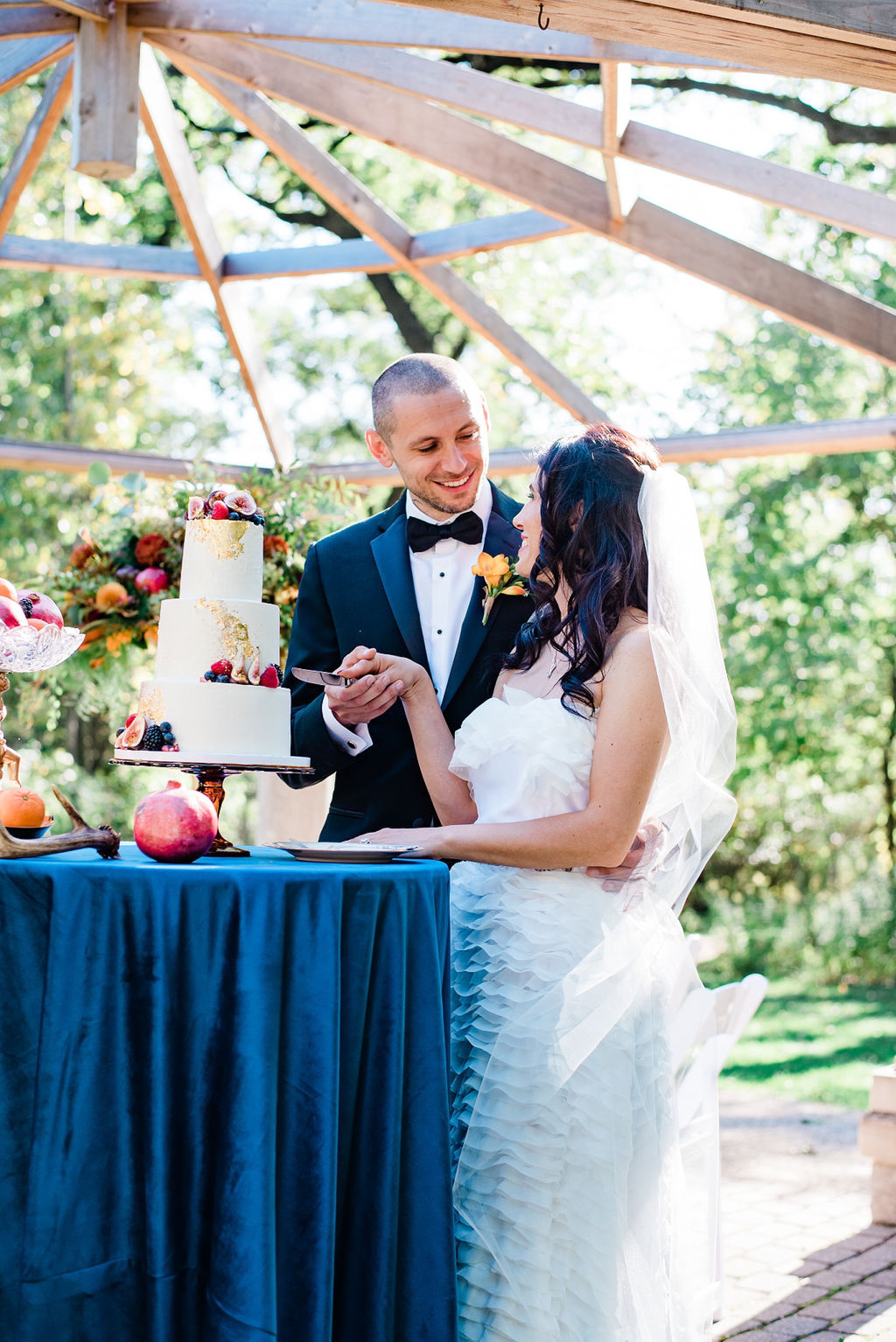 Pantone's Classic Blue Meets Harvest-Inspired Wedding Shoot