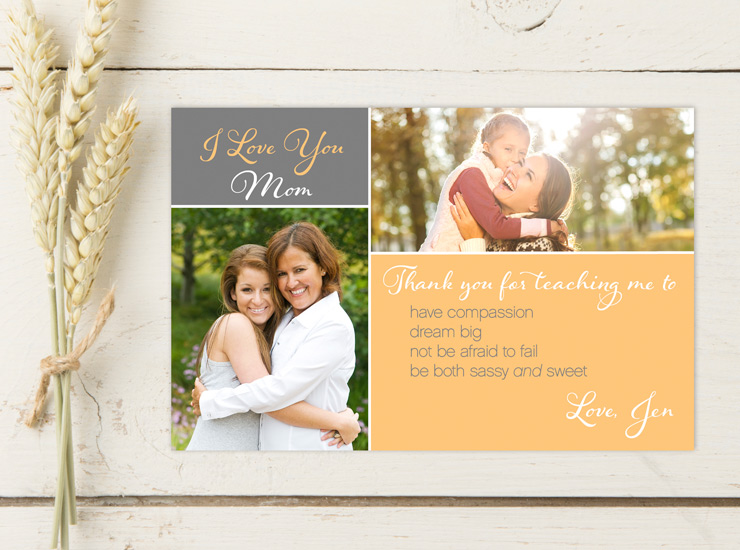 Personalized Mother's Day photo gift ideas: Save the Date Magnets or Cards