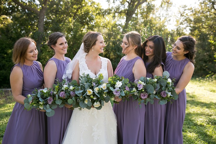 Chic Lavender and Gray Wedding