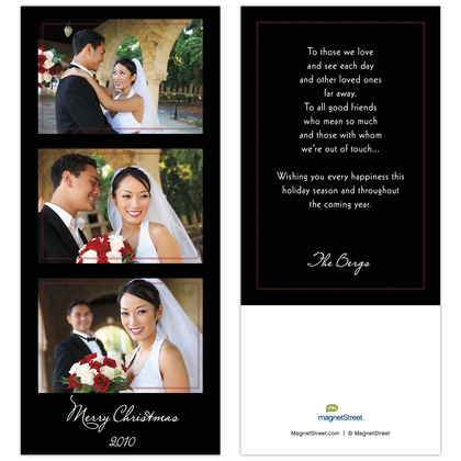 Photo Paper Christmas Card