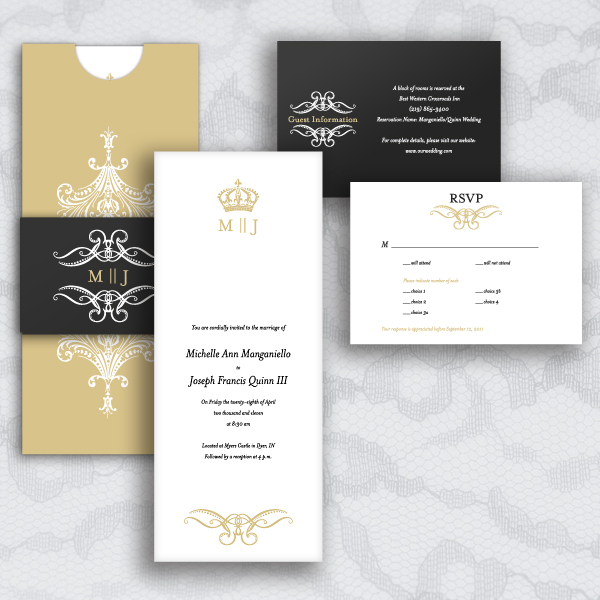 The Royal Wedding Invitation suite