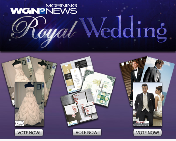 WGN royal wedding invitations