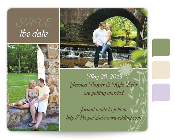 photo save the date magnet