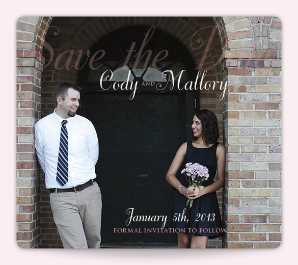 photo save the date magnet