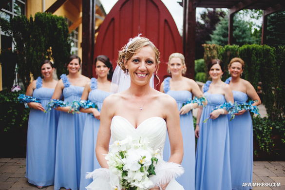 periwinkle blue bridesmaid dresses