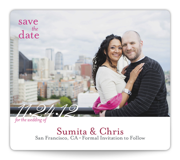 photo Save the Date Magnet