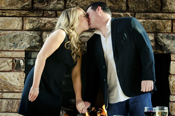 New Jersey wedding proposal at the Nauvoo Grill