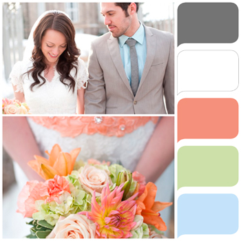 Choosing your wedding colors!
