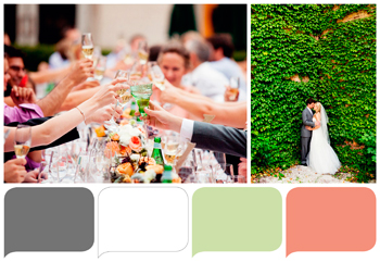 Your wedding colors and wedding season
