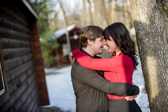 Winter engagement photos by Carden's Photography & Film