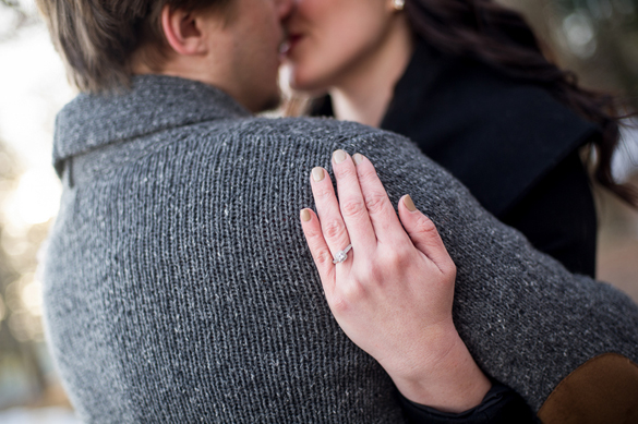 Winter engagement photos by Cardens Photography and Film