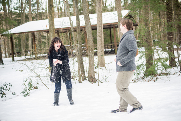 Winter engagement photos by Carden's Photography & Film