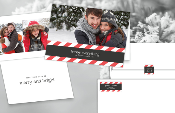 Large Folded Holiday Card from MagnetStreet