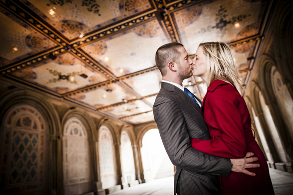 Surprise Central Park wedding proposal  