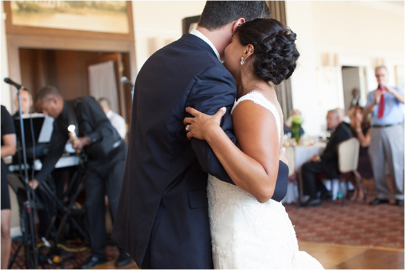 first dance at the Harvard Club of Boston - photo by Deborah Zoe Photography