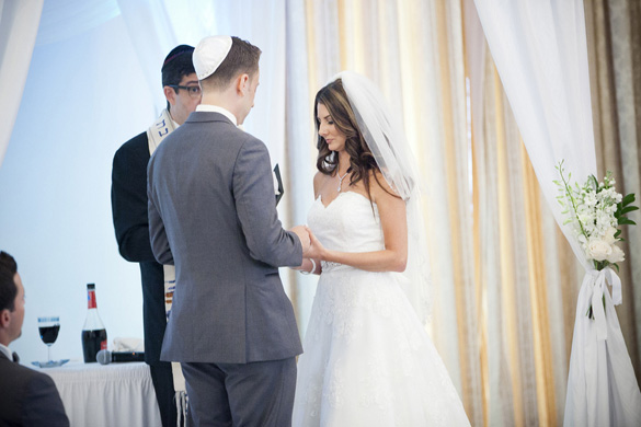 Jewish wedding ceremony
