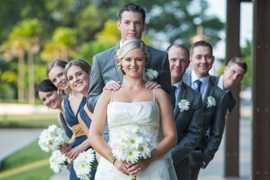 Cairns, Australia outdoor wedding and bridal party