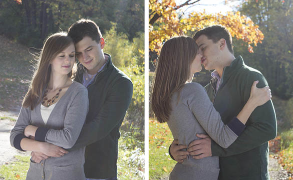 Minneapolis fall engagement photos-Justine Diffee Photography