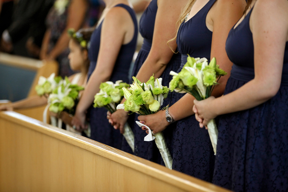 bridesmaids at the altar-Pepper Nix Photography